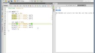 [C Tutorial For Beginners]  7/112  Initialisation of variable, octal and hex.Mp4| 2015_2016-Hd720