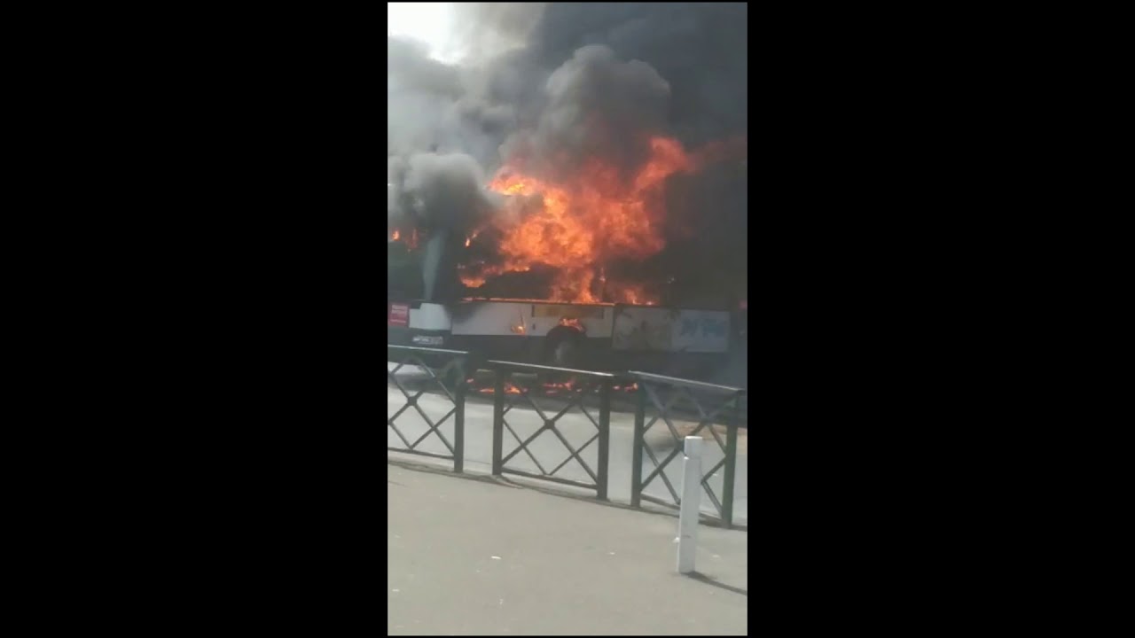 Bus 367 Nanterre incendie Suite...