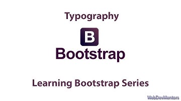 Typography in Bootstrap