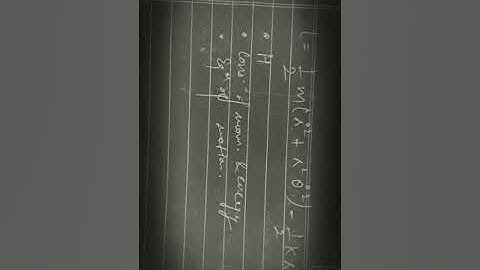 Lagrangian to hamiltonian problem# imp tricks#basic problem with solution