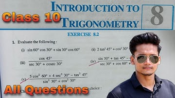 Exercise 8.2 Class 10 | Introduction to Trigonometry | Class 10 NCERT | Ex 8.2 CBSE Rajmith study