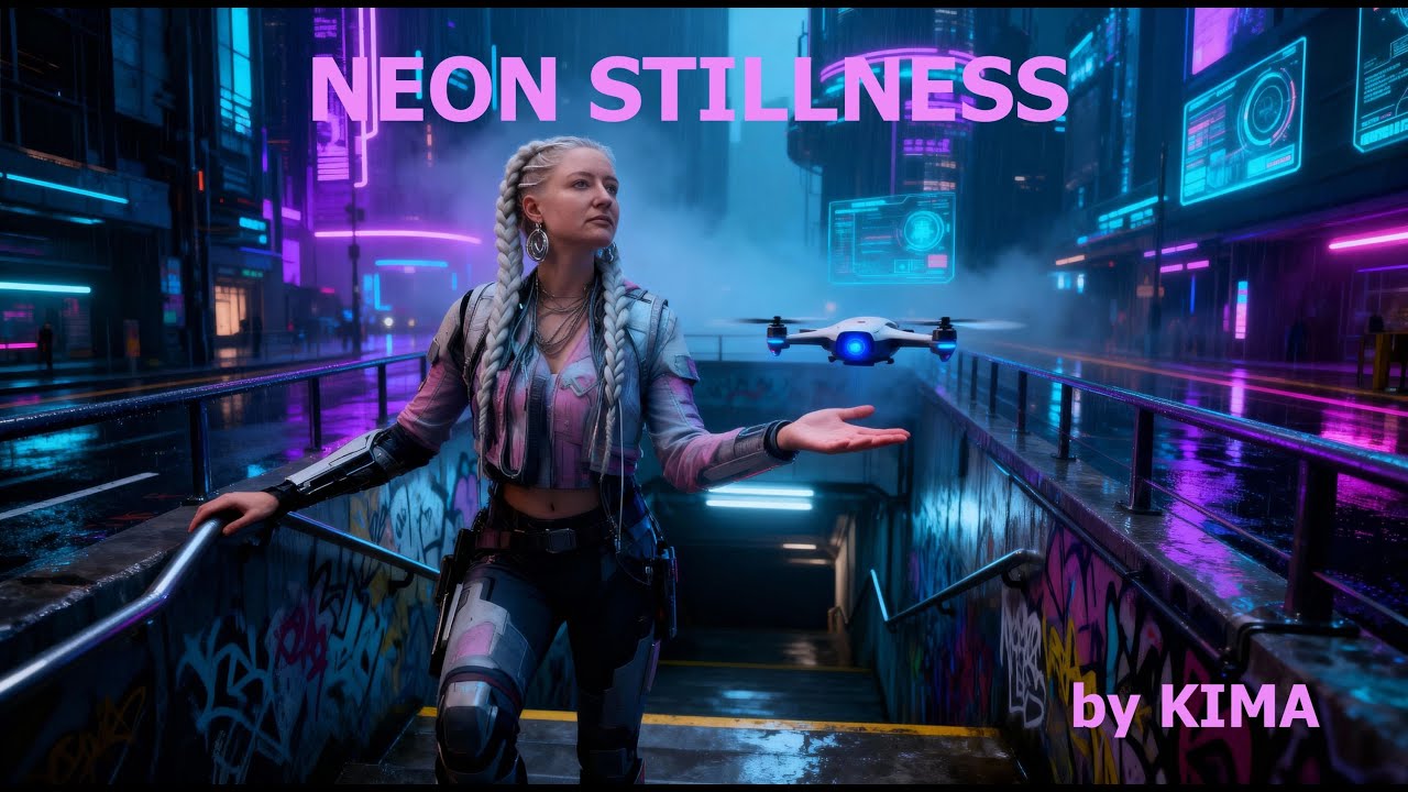 KIMA - Neon Stillness (Official Video) | Synthwave / Retrowave 2026
