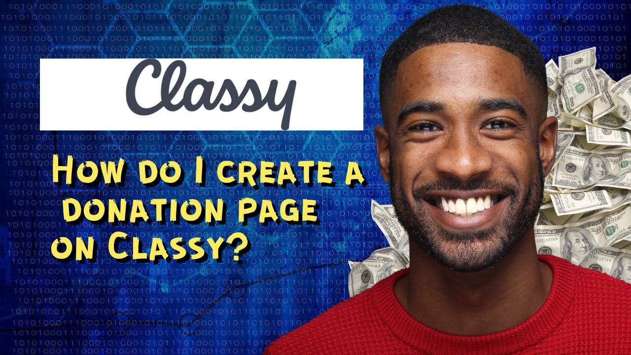 How do I create a donation page on Classy?
