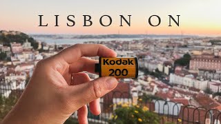 GOLDEN HOUR on KODAK GOLD 200 // (Lisbon street POV + Leica M6)