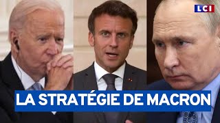 La stratégie de Macron : suivre Biden et ménager Poutine ?