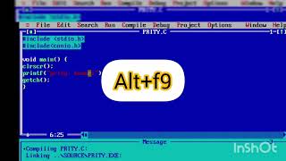 C language ka pehla program turbo c++ mein kaise run kare🤔🤔🖥️ beginners tutorial 