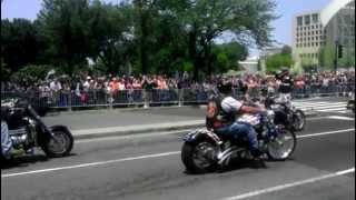 The Lone Marine Salutes Rolling Thunder 2012 - Memorial Weekend