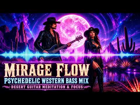 Mirage Flow | Psychedelic Western Bass Mix | Desert Guitar Meditation & Focus
