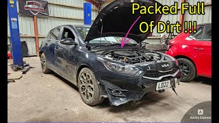 I Bought A 22 Plate Kia Ceed GTLine  It Came With A Fields Worth Of Dirt Packed In The Engine Bay!