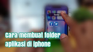 How to create an app folder on an iPhone screenshot 3