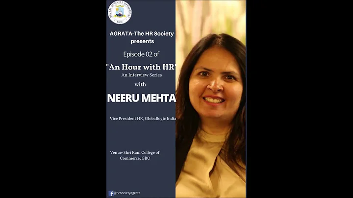 Millennials & Work-life | Ms. Neeru Mehta | An Hou...