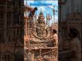 Shiv Ji Murti Making at Construction Site | Har Har Mahadev 🙏 | Statue Painting Process #Shorts