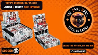 NEW RELEASE - Topps Chrome UCC 24/25 - Jumbo Hobby vs Hobby Box