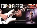 30 Years of MEGADETH&#39;s Countdown to Extinction! (My Top 9 Favorite RIFFS)