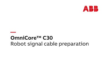Single-arm YuMi® Signal Cable Preparation