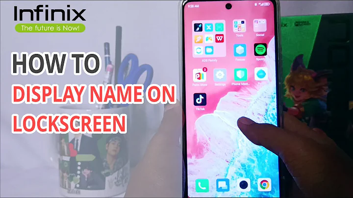 How to Display Name on Lock Screen Infinix Note 30 NFC/Note 30 Pro