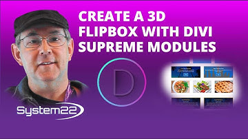 Divi Theme Create A 3D Flipbox With Divi Supreme Modules 👍👍