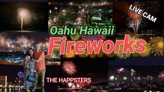 Live Cam | Multi Million Dollar Illegal Fireworks Display In Hawaii New Years Eve 2023 The Happsters