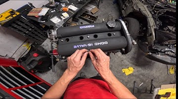 Miata 1.8L 4K POV Engine Assembly. From Junkyard Motor to Affordable MASTERPIECE! (Ep. 3)