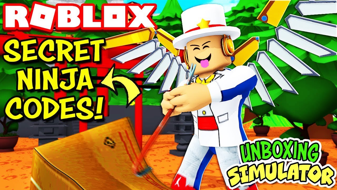 New Secret Ninja Temple Codes In Unboxing Simulator Roblox - roblox how to film cinematic on other games roblox codes