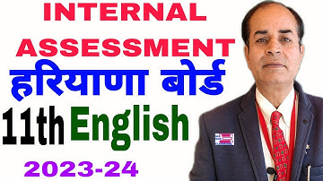 internal assessment scheme of studies sat1 syllabus english class 11 hbse by vijay kumar