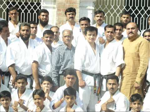 Pakistan Kyokushin (Shin) Shihan M. Arshad jan wit...