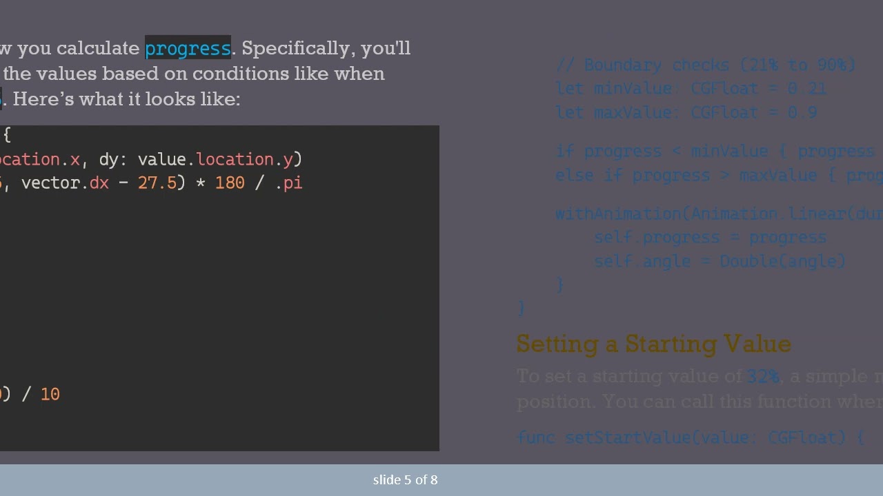 How to Create a Custom Circle Slider in SwiftUI from 21% to 90% with 10 Steps