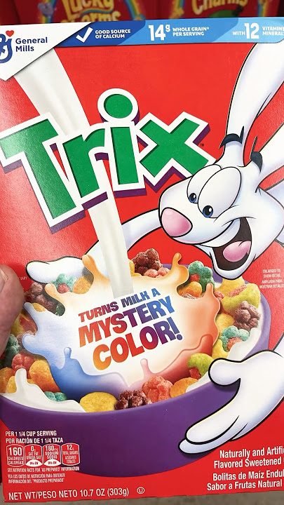 Trix Mystery Color Cereal #food #shorts