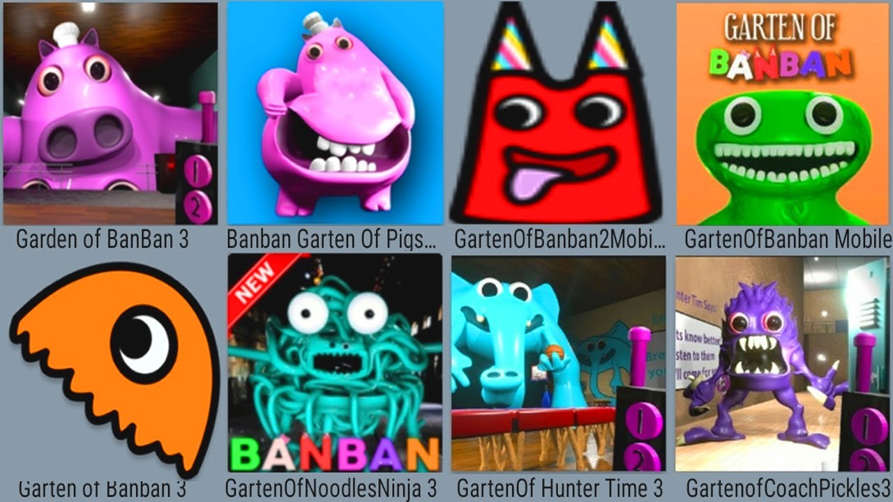 Garden Of Bnaban 3,Garten 2 Mobile,Garteno Coach 3,Garten Mobi,Escape Banban,Horror  Banban,Kingdom 