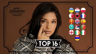 TOP 16 | JUNIOR EUROVISION SONG CONTEST 2022 | ALL SONGS | JESC 2022