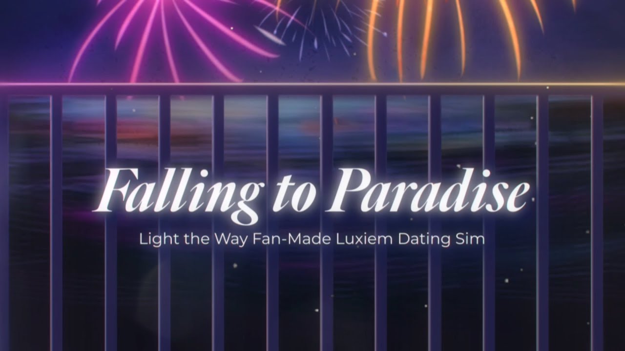 Falling to Paradise ED【Lyric MV】• Fan-made Luxiem Dating Sim - YouTube