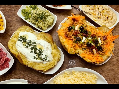 Türkisch kochen ~ Kumpir ~ die türkische Backkartoffel ~  23 08 2016