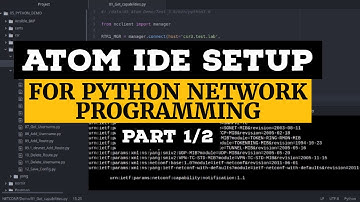 ATOM Python IDE Setup |Part 1/2| For Network Engineer