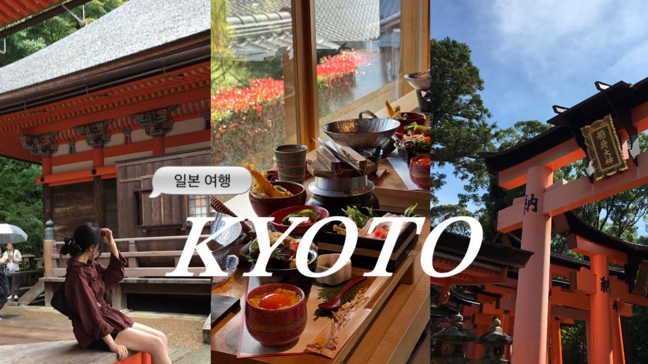 Vlog˚₊♡ 일본 교토 여행 🇯🇵🍁 맛잘알 멋잘알의 교토 감성 필수 코스 모음.zip | 맛집 카페 숙소 관광지 추천