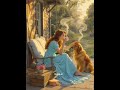 Golden Morning Whispers | A Serene Moment with Her Loyal Friend ☕🐾 #shorts #aivideo #fantasyart