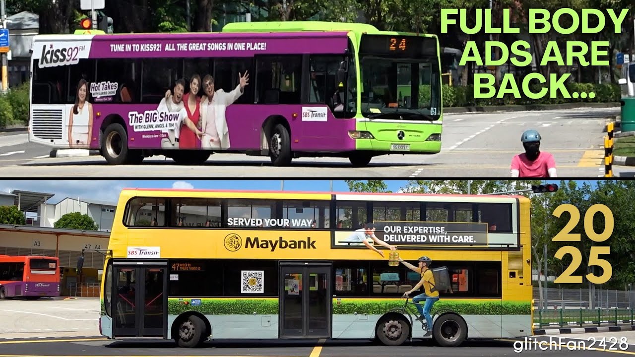 The Return of Full-Body Bus Advertisements, Singapore 2025