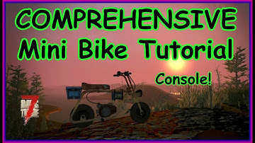 7 Days to Die - How to build the Mini Bike on PS4 and Xbox - Console - EP014