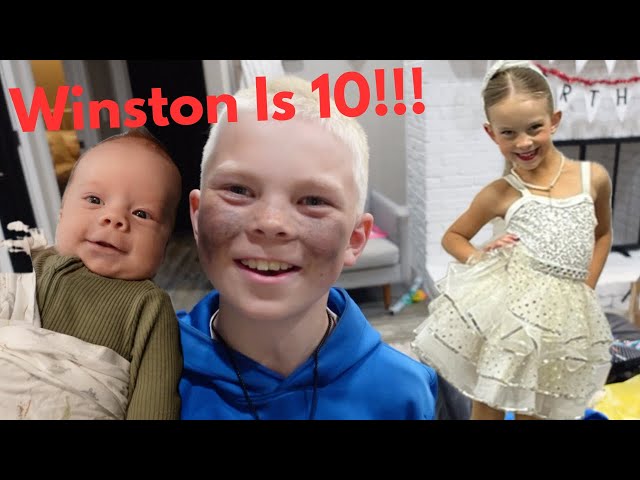 Winston Is 10!! Last Dance Competition & A Cute Baby!! class=