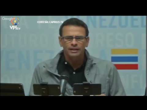 Capriles denuncia que usan presos para reprimir manifestaciones #LoMásVistoVPITV