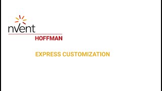 Express Customization | nVent HOFFMAN