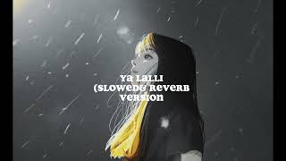 YA LALLI - Cover( speed up to slowed &reverb version) Resimi