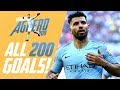 Sergio agero  all 200 man city goals