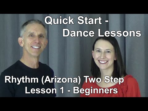 Rhythm Two Step / AZ 2-Step - Quick Start Dance Lesson 1 - Beginner Country Dance Lessons