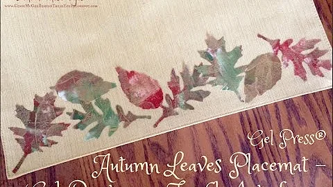 Creatively Crafty with Cindi McGee -  Gel Press Pr...