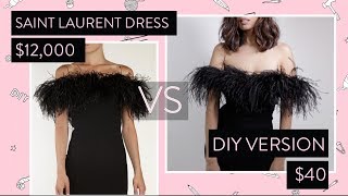 DIY Saint Laurent Dress