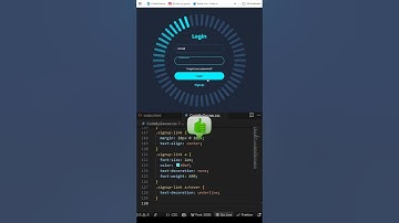 🔐 Animated Login Form using HTML & CSS #webdevelopment #coding #htmlcss #shorts