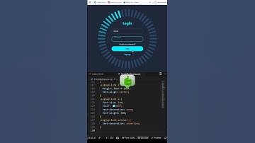 🔐 Animated Login Form using HTML & CSS #webdevelopment #coding #htmlcss #shorts