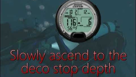 Cressi - Leonardo dive computer - Tutorial - m7s3
