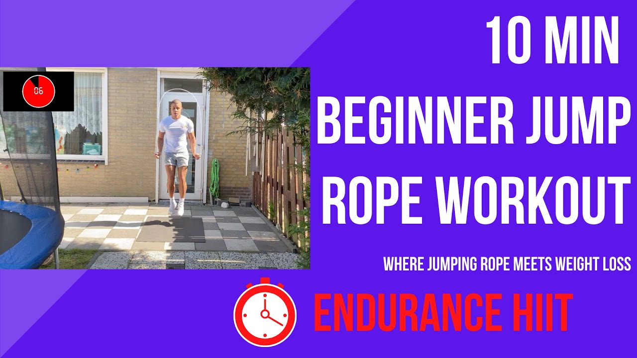 Beginner Jump Rope Home Workout (10MIN) - Endurance HIIT - Elevate From ...
