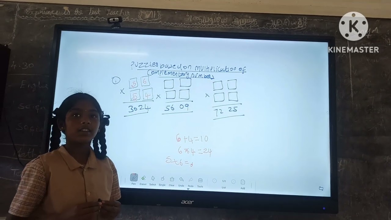 PUZZLES BASED ON  MULTIPLICATION OF COMPLEMENTARY NUMBERS